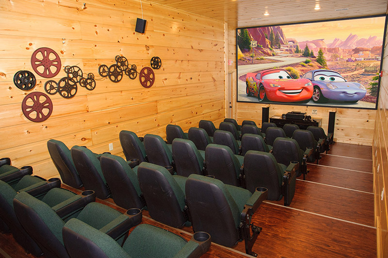 airbnb with home theater